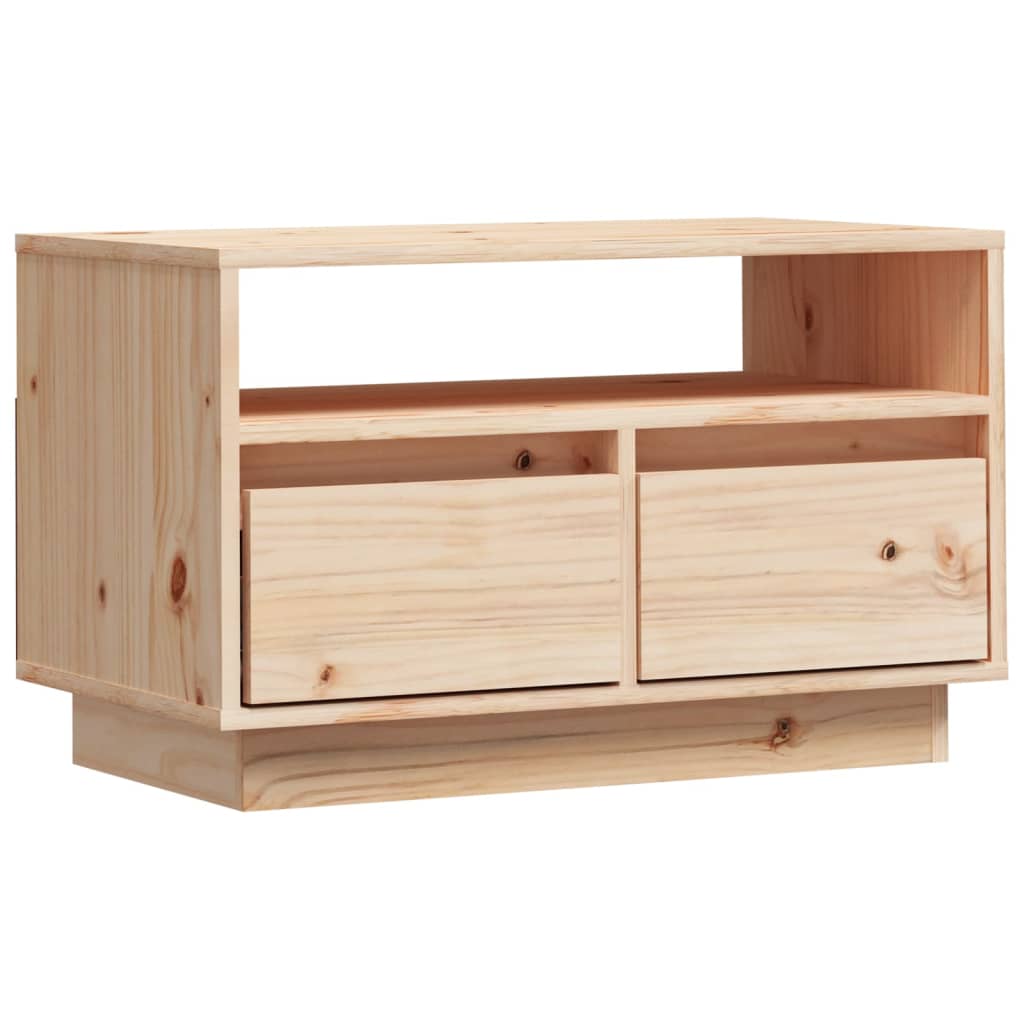 Meuble TV 60x35x37 cm Bois de pin massif - XIOS