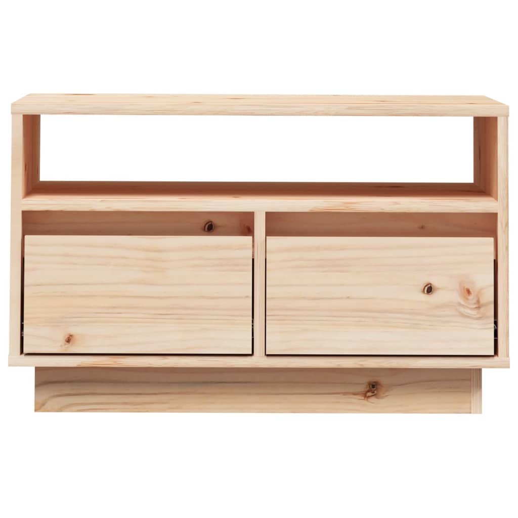 Meuble TV 60x35x37 cm Bois de pin massif - XIOS