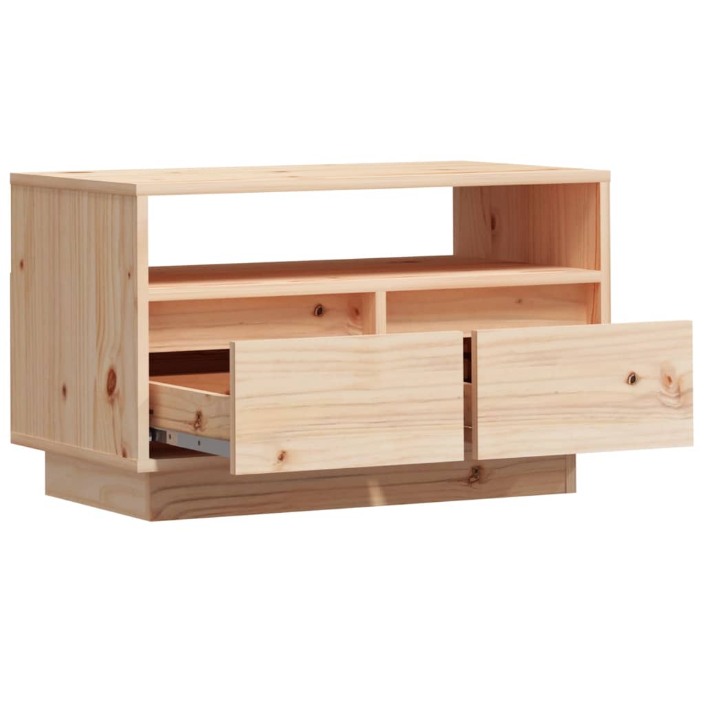 Meuble TV 60x35x37 cm Bois de pin massif - XIOS