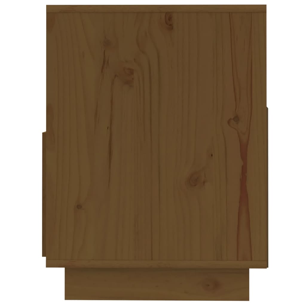 Meuble TV Marron miel 140x37x50 cm Bois de pin massif Meubles TV vidaXL   