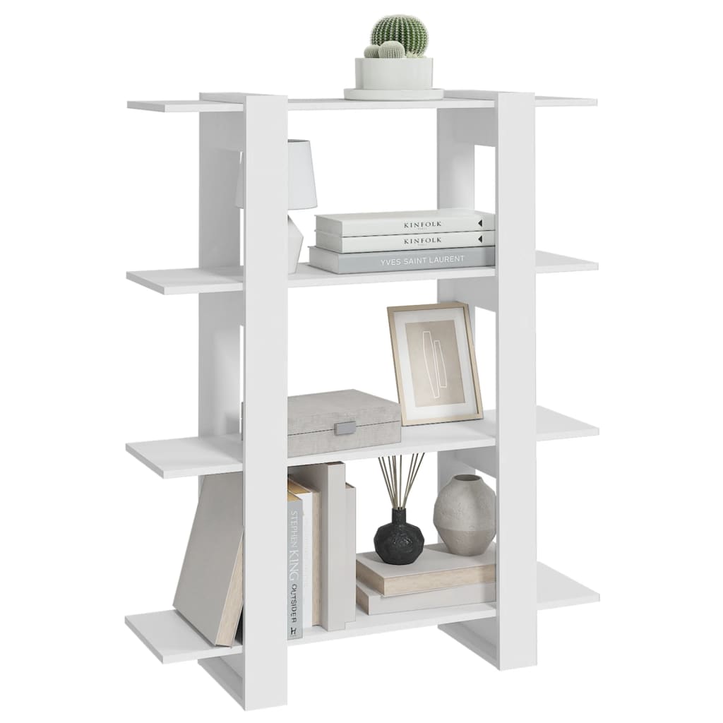 Bibliothèque/Séparateur de pièce Blanc 100x30x123,5 cm - XIOS