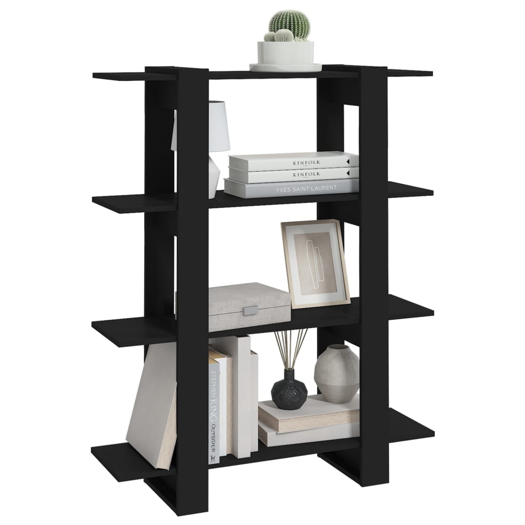 Bibliothèque/Séparateur de pièce Noir 100x30x123,5 cm - XIOS