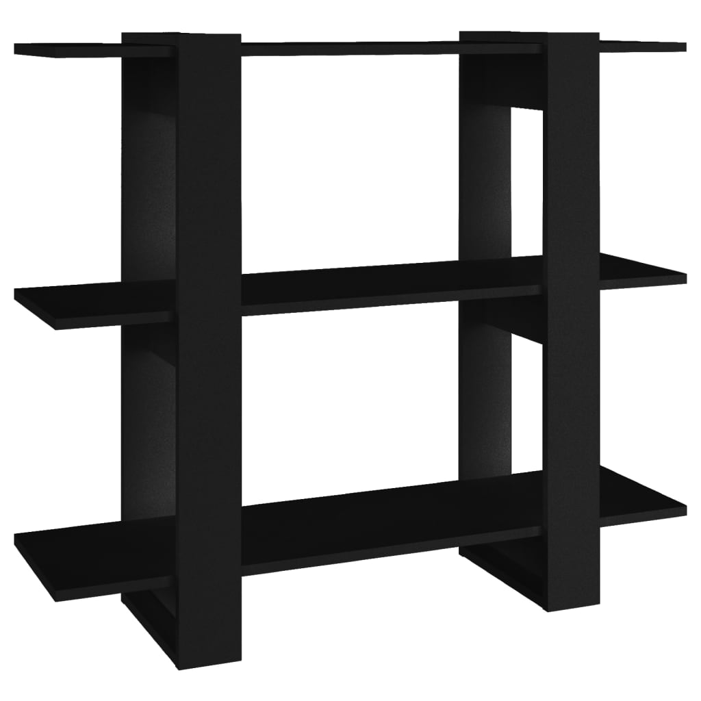 Bibliothèque/Séparateur de pièce Noir 100x30x123,5 cm - XIOS