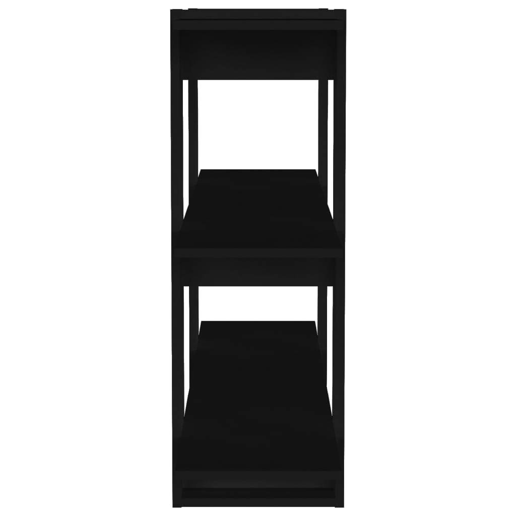 Bibliothèque/Séparateur de pièce Noir 100x30x123,5 cm - XIOS