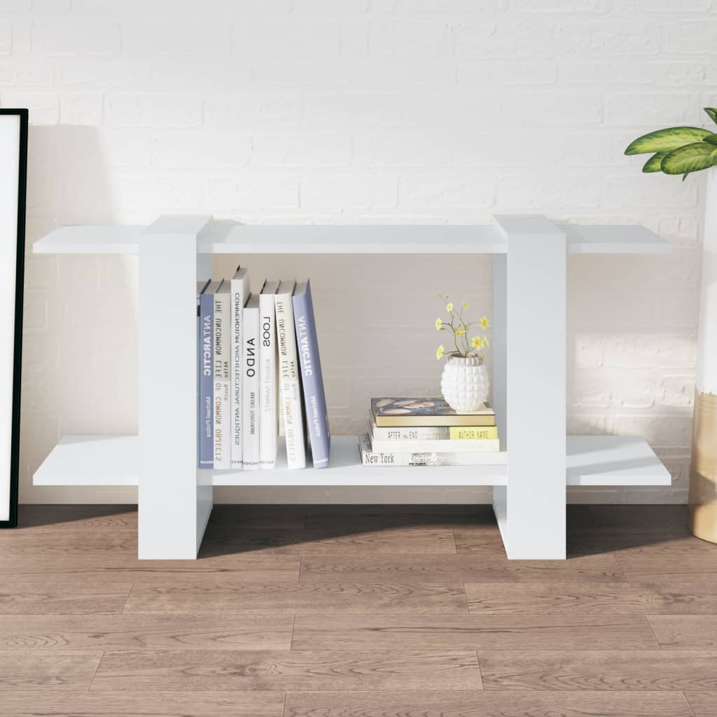 Bibliothèque Blanc 100x30x51 cm Bois d'ingénierie - XIOS