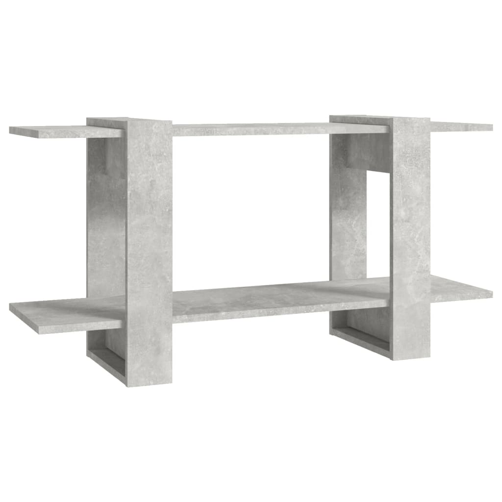 Bibliothèque Gris béton 100x30x51 cm bois d'ingénierie - XIOS