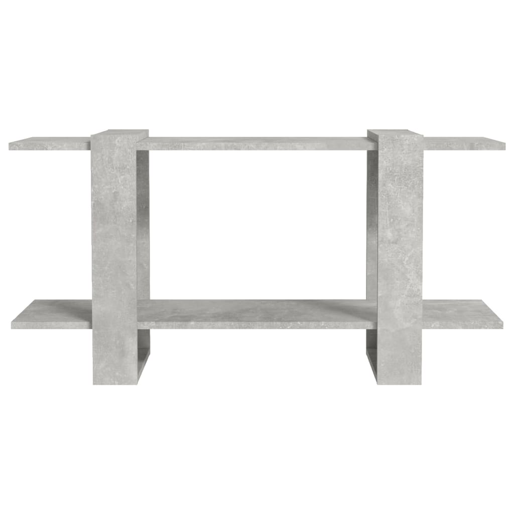 Bibliothèque Gris béton 100x30x51 cm bois d'ingénierie - XIOS