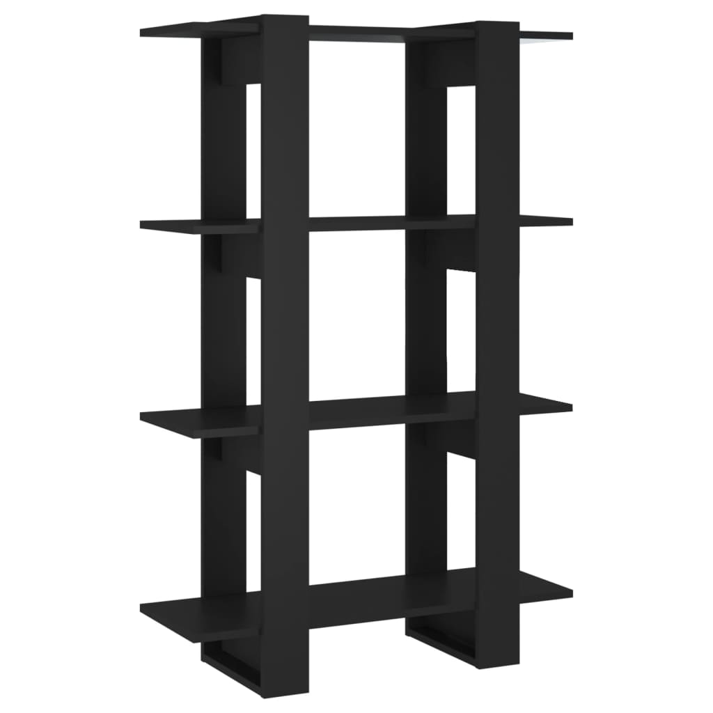Bibliothèque/Séparateur de pièce Noir 80x30x123,5 cm - XIOS