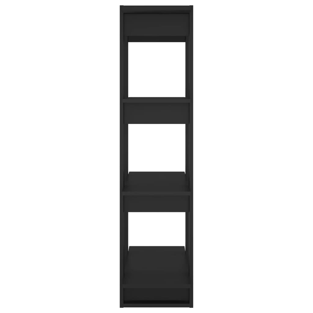 Bibliothèque/Séparateur de pièce Noir 80x30x123,5 cm - XIOS