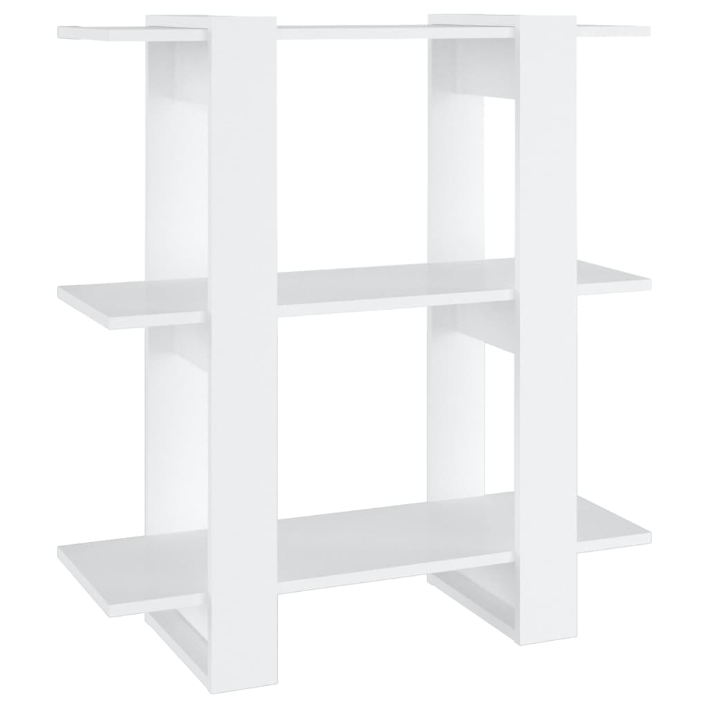 Bibliothèque/Séparateur de pièce Blanc 80x30x87 cm - XIOS