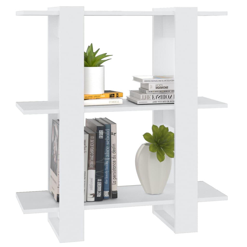 Bibliothèque/Séparateur de pièce Blanc 80x30x87 cm - XIOS