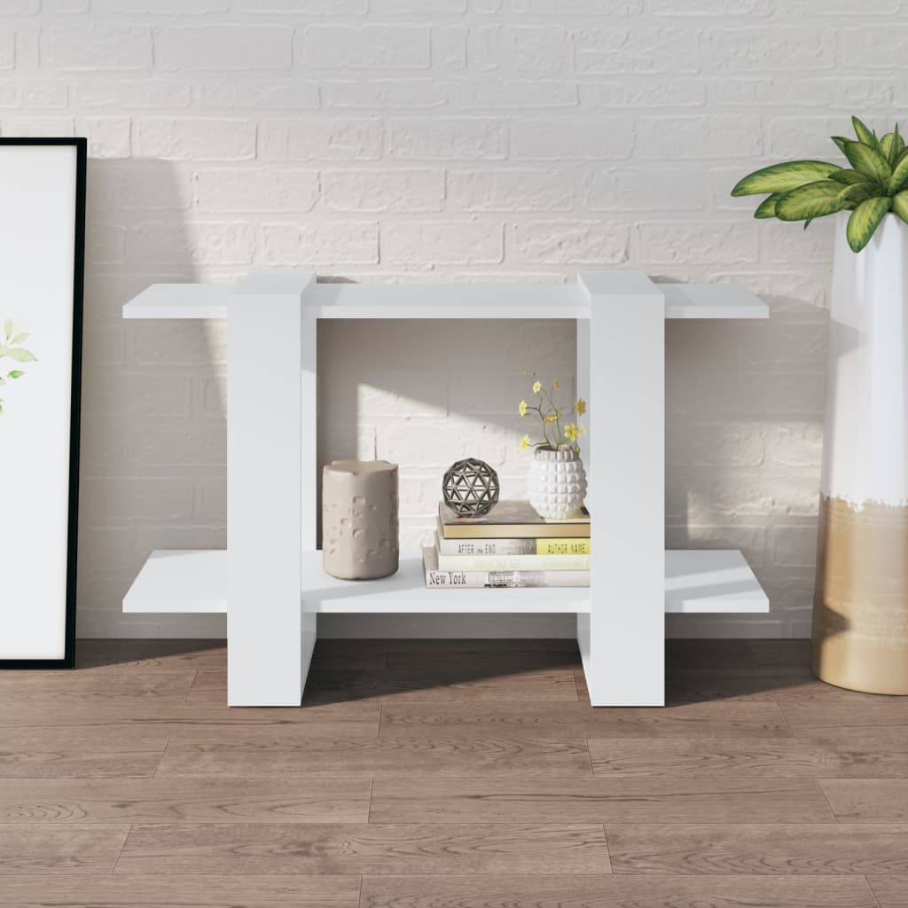 Bibliothèque/Séparateur de pièce Blanc 80x30x51 cm - XIOS
