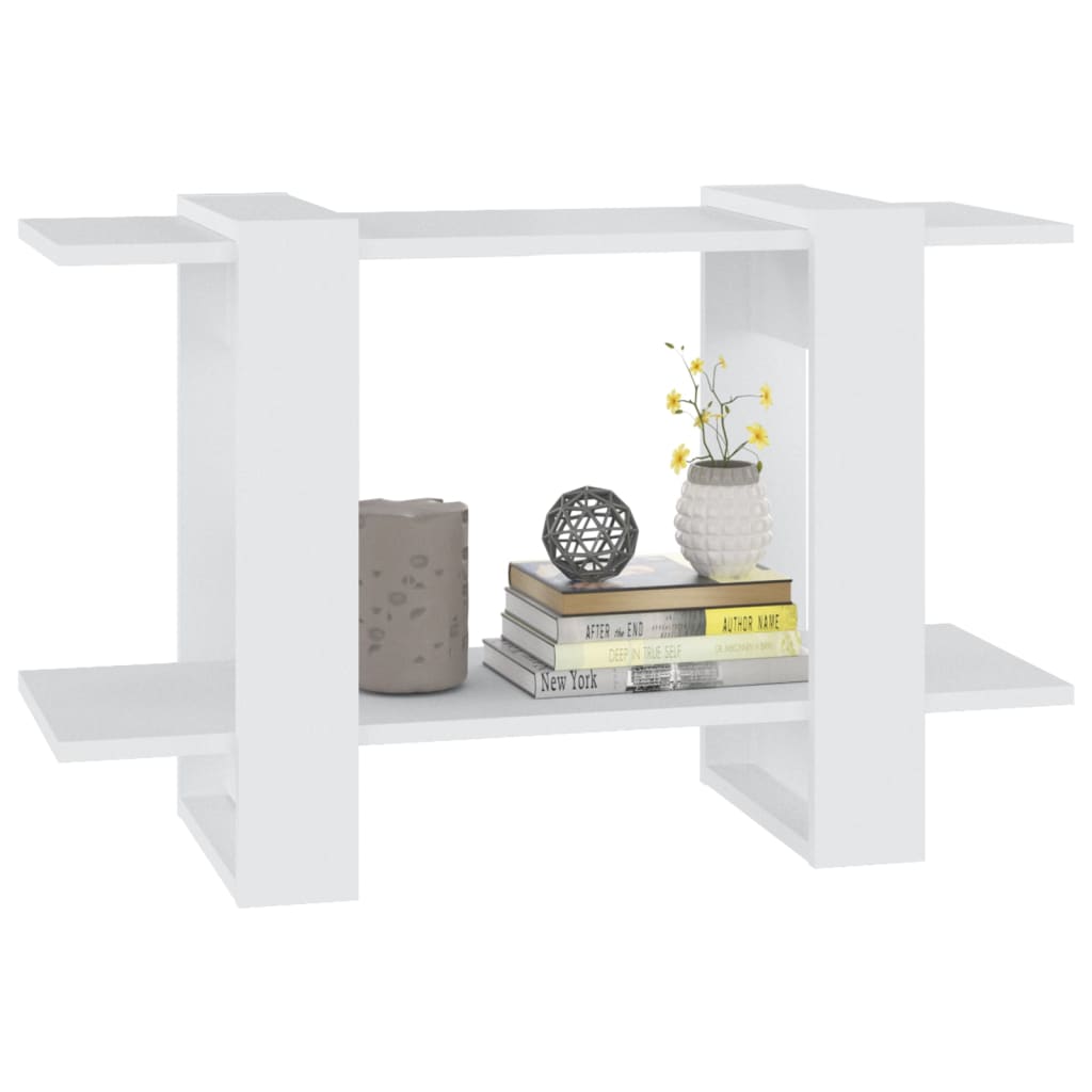 Bibliothèque/Séparateur de pièce Blanc 80x30x51 cm - XIOS