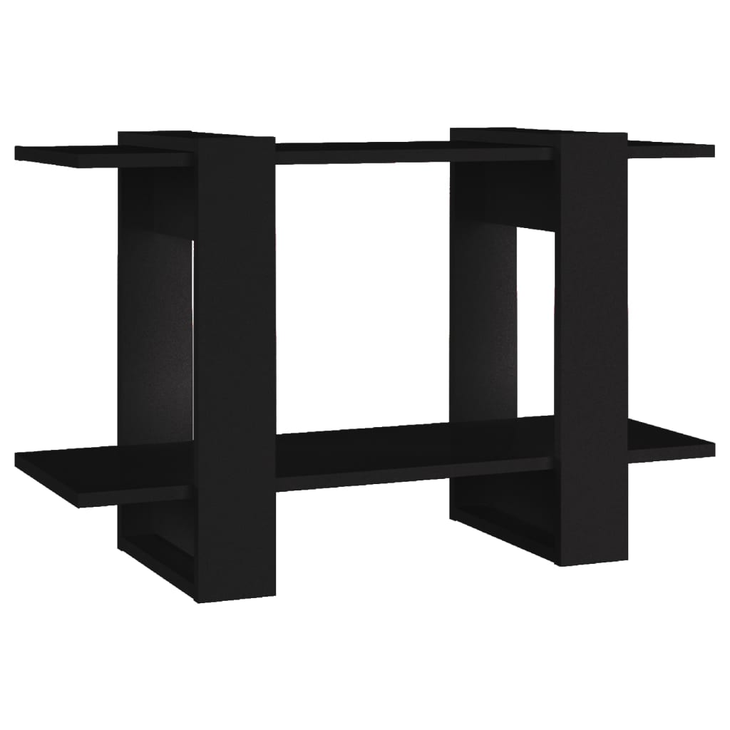 Bibliothèque/Séparateur de pièce Noir 80x30x51 cm - XIOS