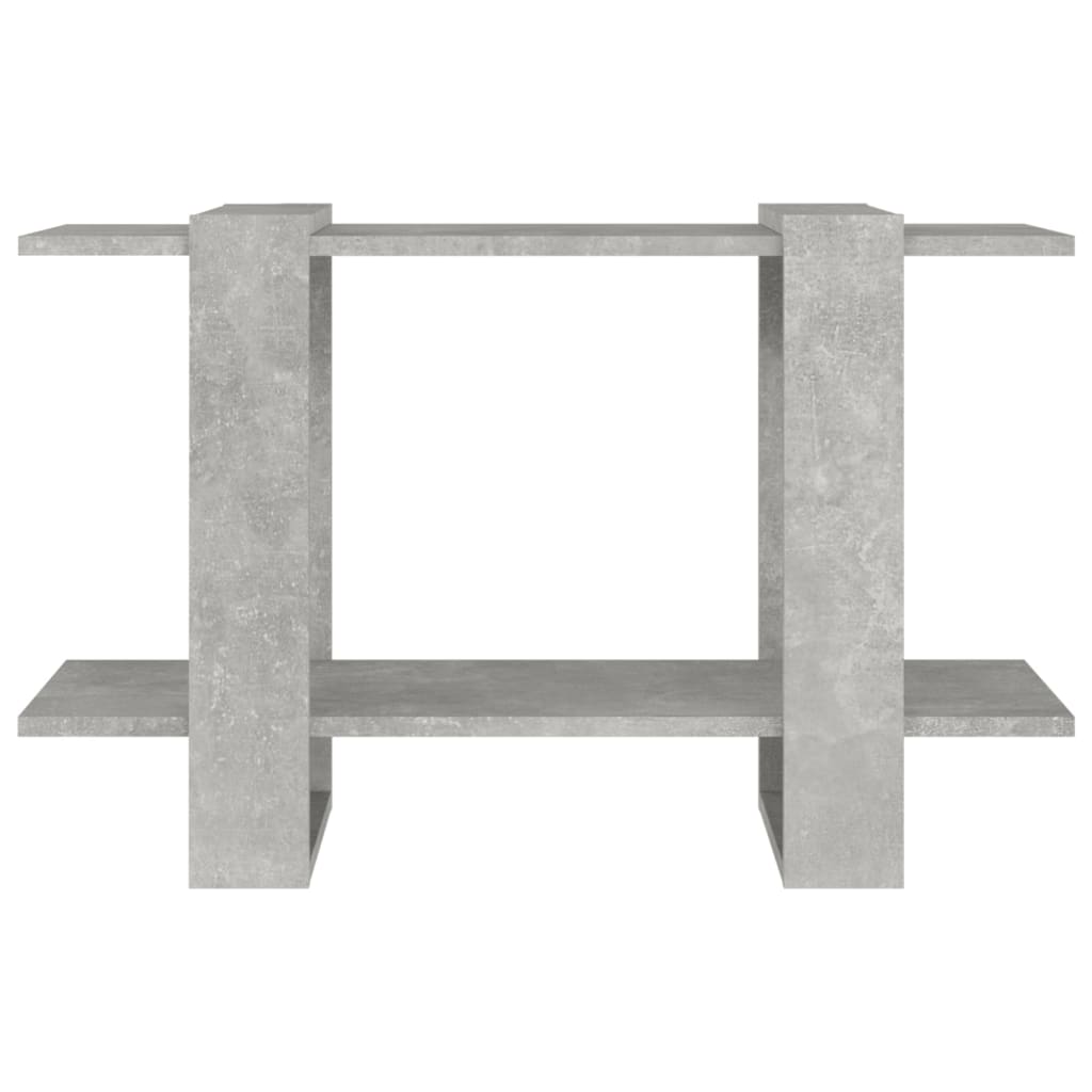 Bibliothèque/Séparateur de pièce Gris béton 80x30x51 cm - XIOS