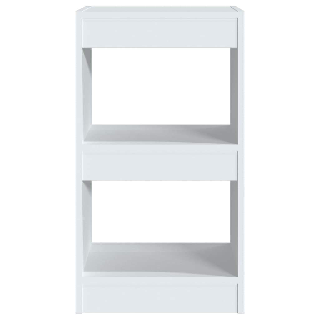 Bibliothèque/Séparateur de pièce Blanc 40x30x72 cm - XIOS