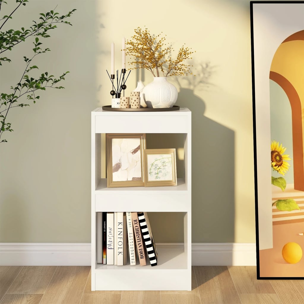 Bibliothèque/Séparateur de pièce Blanc 40x30x72 cm - XIOS