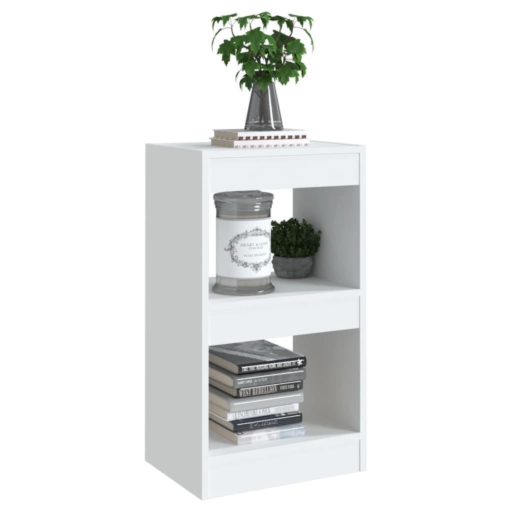 Bibliothèque/Séparateur de pièce Blanc 40x30x72 cm - XIOS