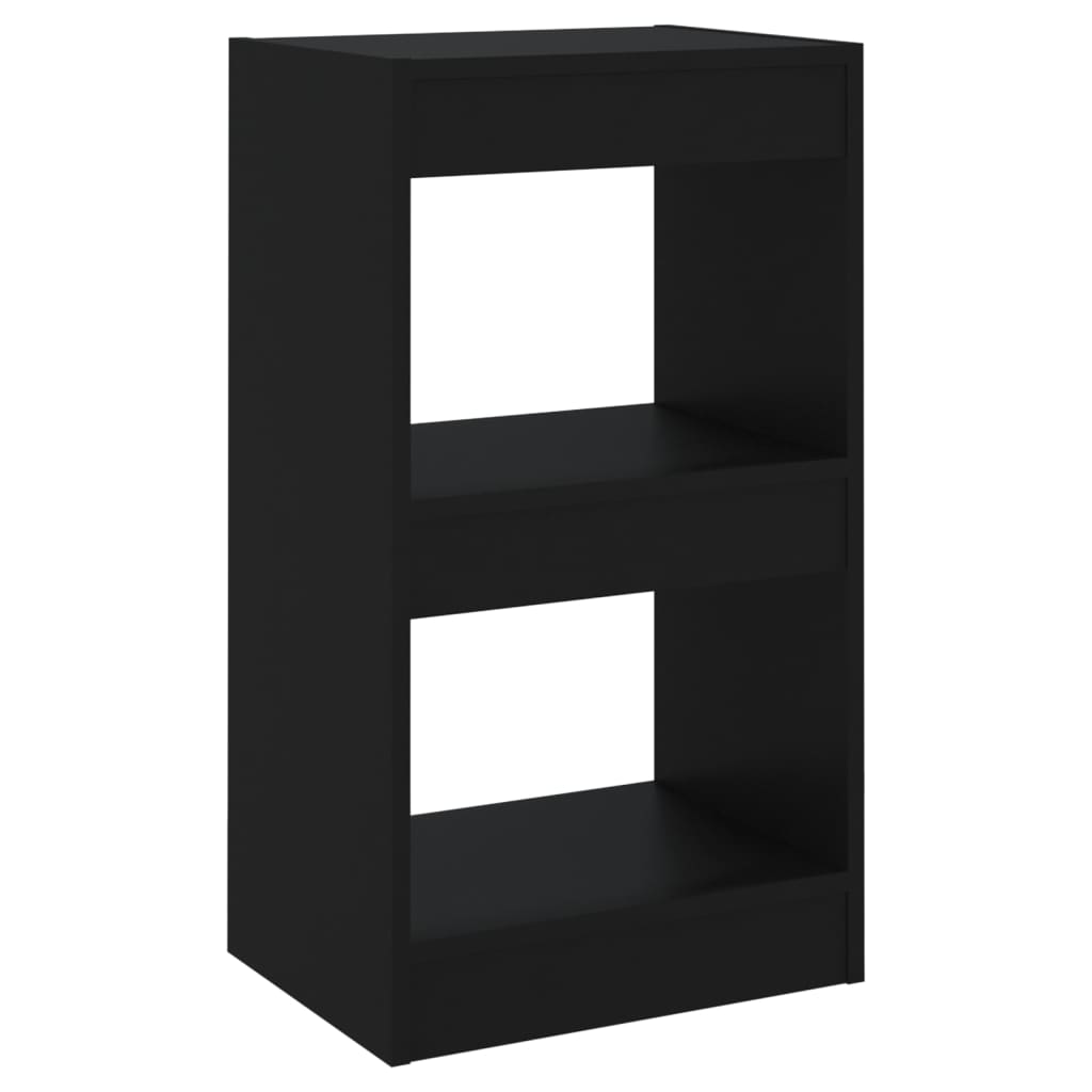 Bibliothèque/Cloison de séparation Noir 40x30x72 cm - XIOS