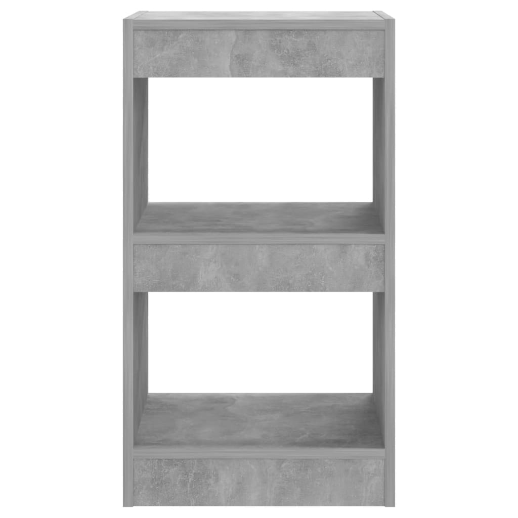 Bibliothèque/Séparateur de pièce Gris béton 40x30x72 cm - XIOS