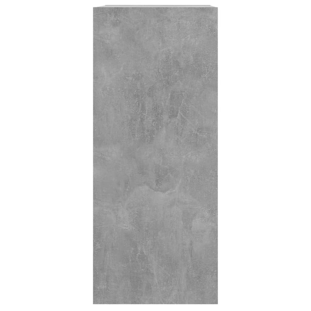 Bibliothèque/Séparateur de pièce Gris béton 40x30x72 cm - XIOS