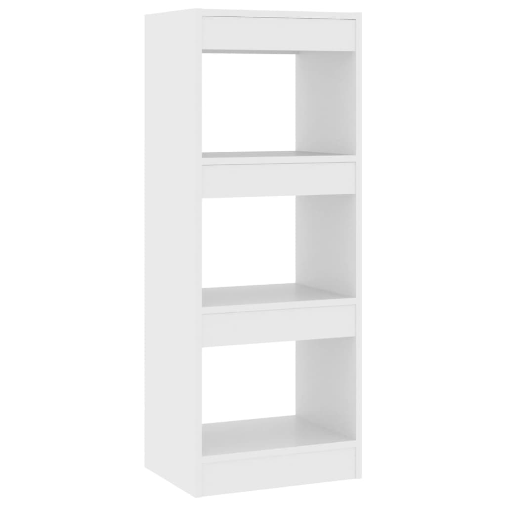 Bibliothèque/séparateur de pièce blanc bois d'ingénierie - XIOS