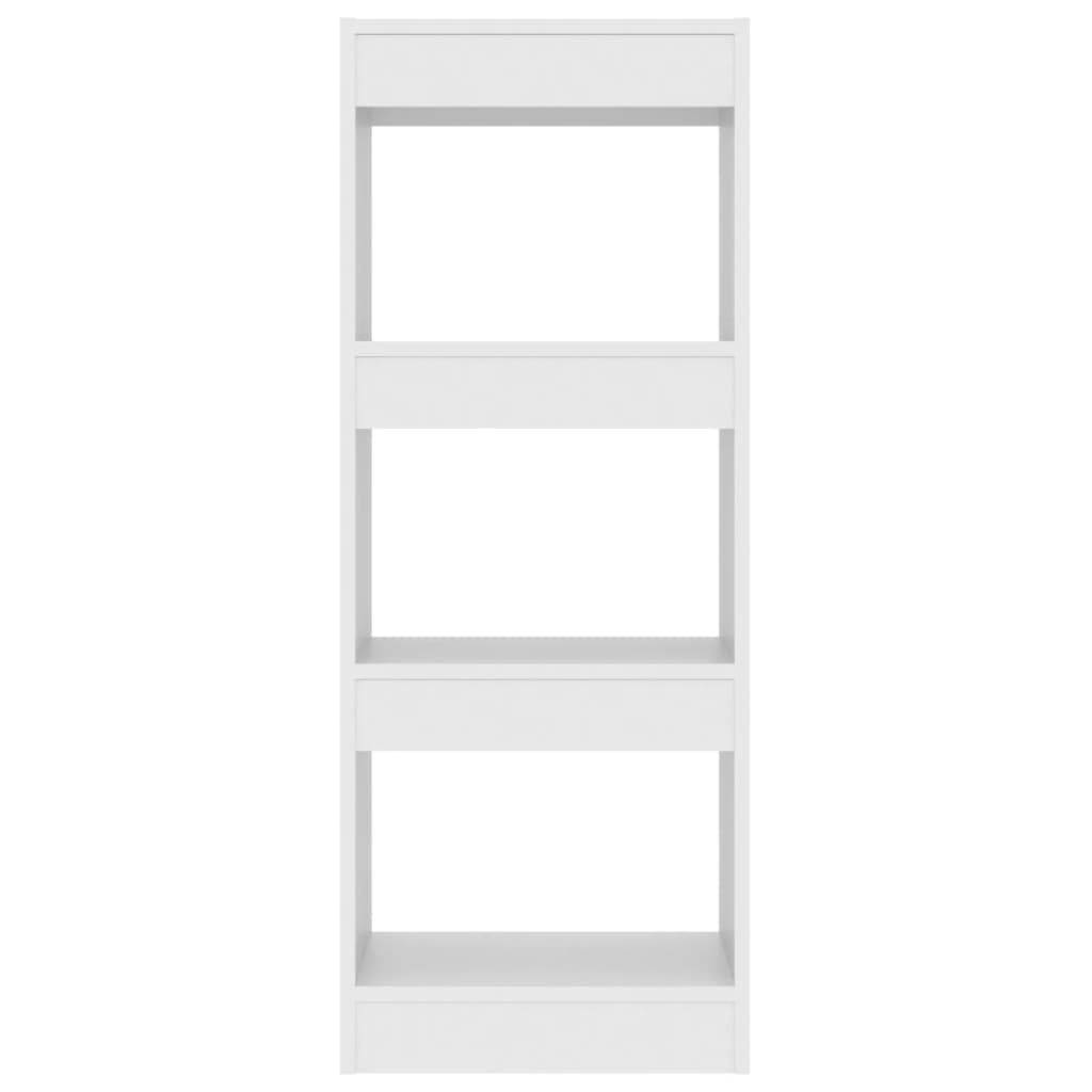 Bibliothèque/séparateur de pièce blanc bois d'ingénierie - XIOS