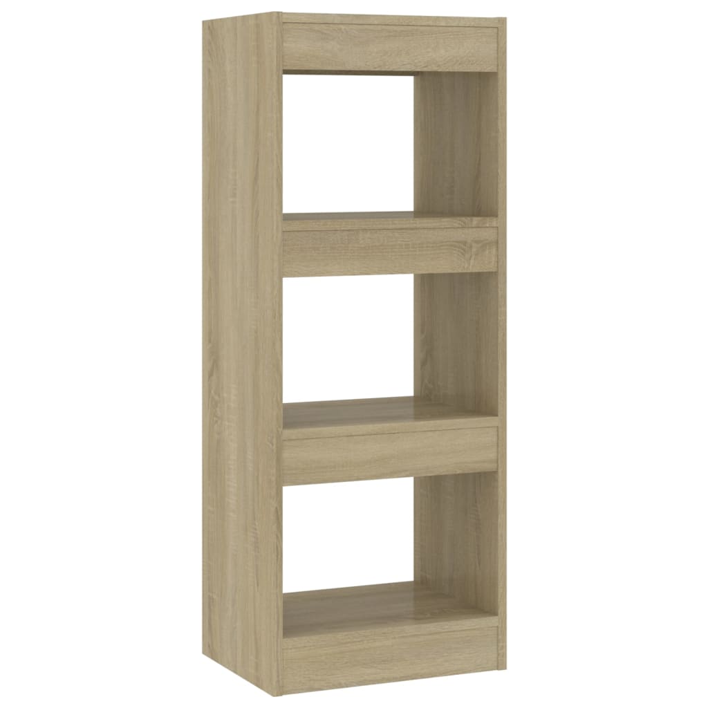 Bibliothèque/séparateur de pièce chêne sonoma bois d'ingénierie - XIOS