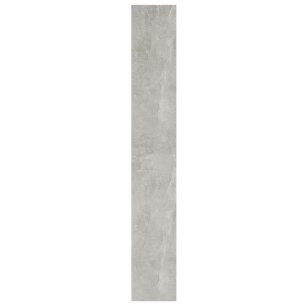 Bibliothèque/Séparateur de pièce Gris béton 40x30x198 cm - XIOS