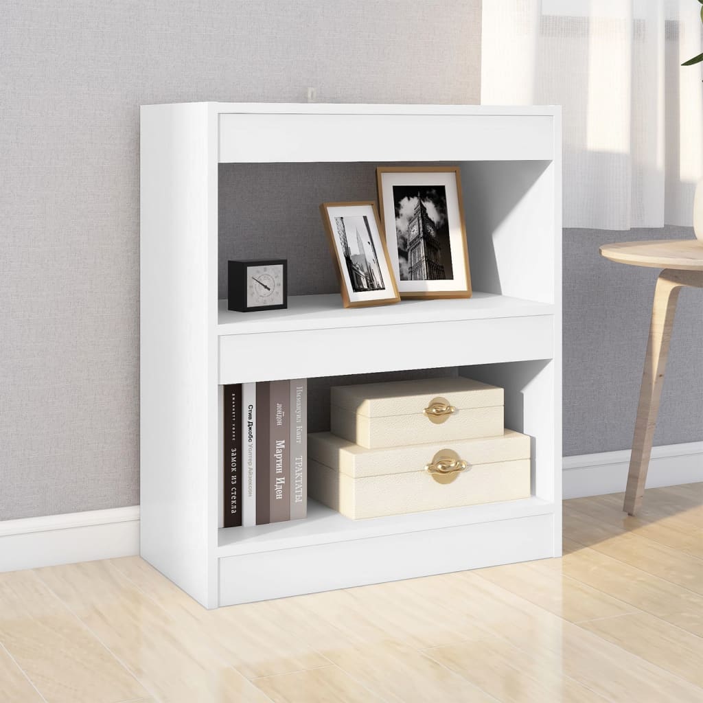 Bibliothèque/Séparateur de pièce Blanc 60x30x72 cm - XIOS