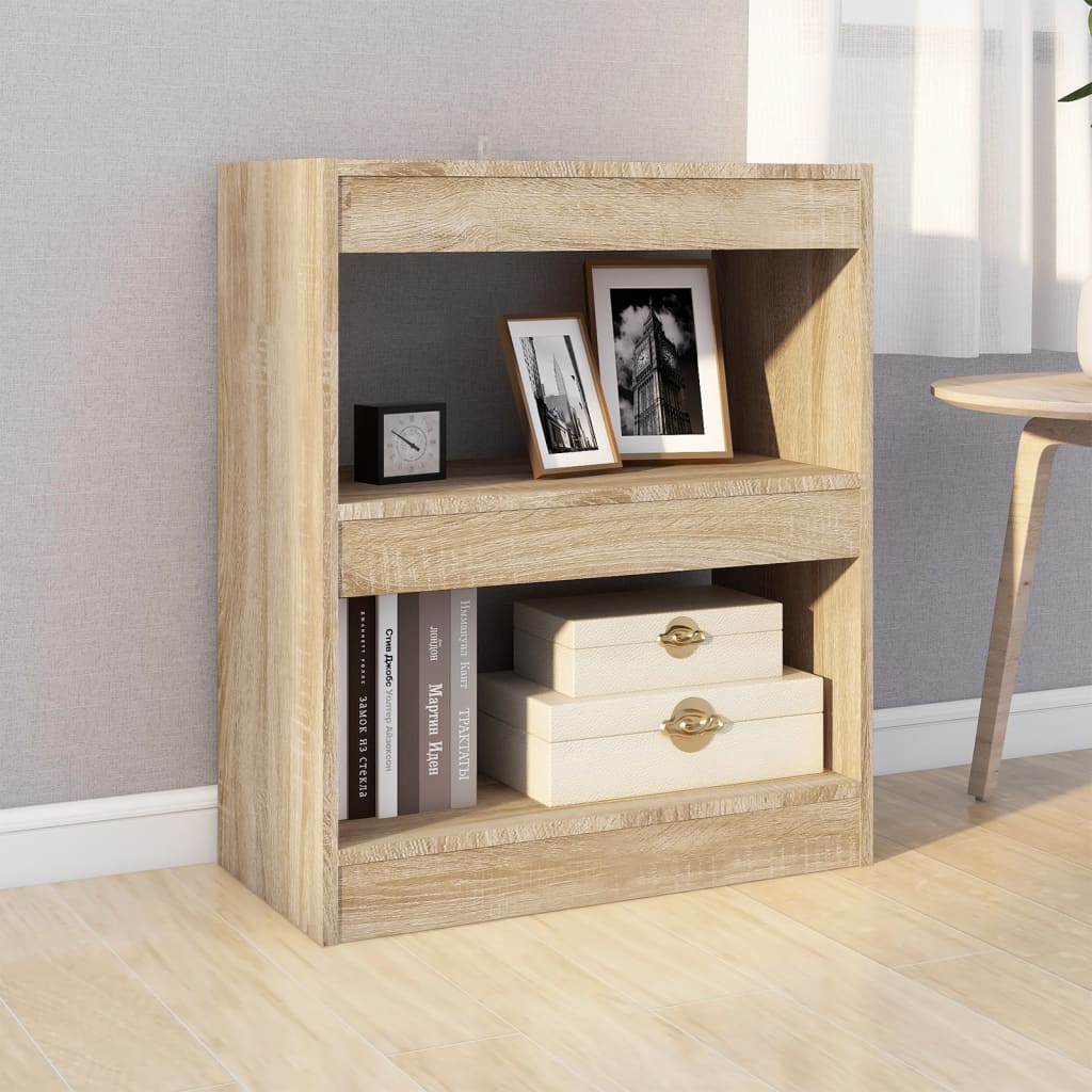 Bibliothèque/Séparateur de pièce Chêne Sonoma 60x30x72 cm - XIOS