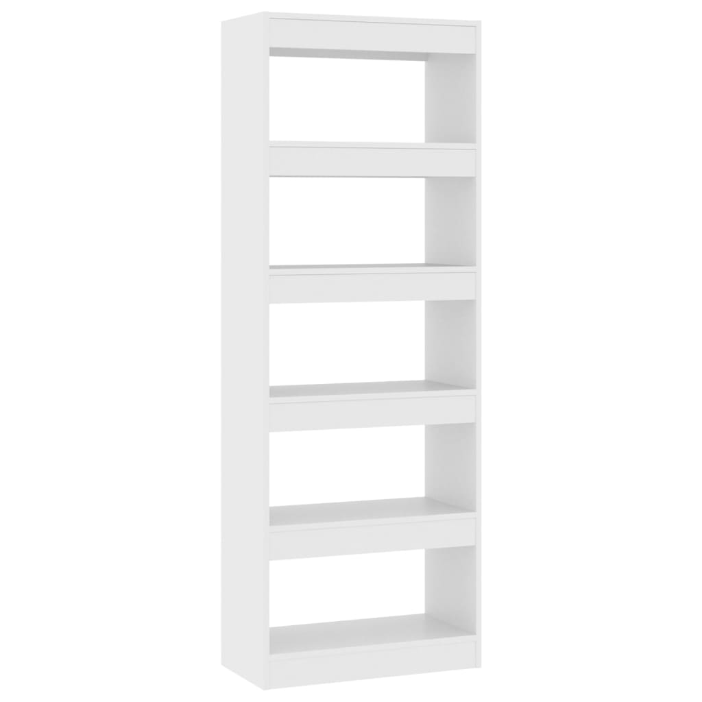 Bibliothèque/séparateur de pièce blanc bois d'ingénierie - XIOS