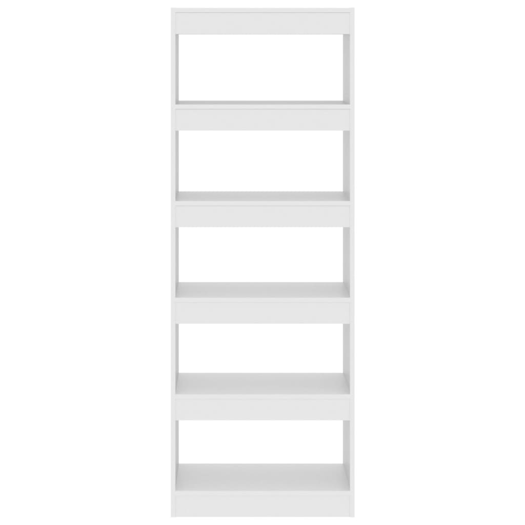 Bibliothèque/séparateur de pièce blanc bois d'ingénierie - XIOS