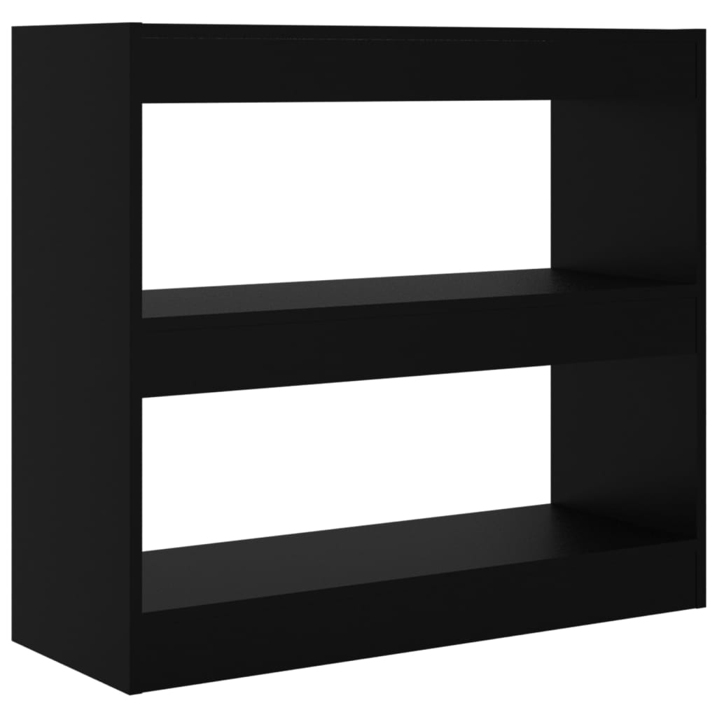 Bibliothèque/Séparateur de pièce Noir 80x30x72 cm - XIOS