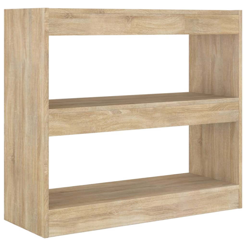 Bibliothèque/Séparateur de pièce chêne sonoma 80x30x72 cm - XIOS