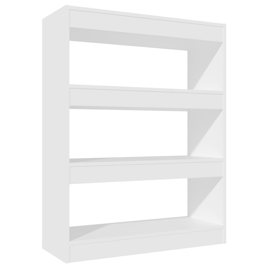 Bibliothèque/Cloison Blanc 80x30x103 cm Bois d'ingénierie - XIOS