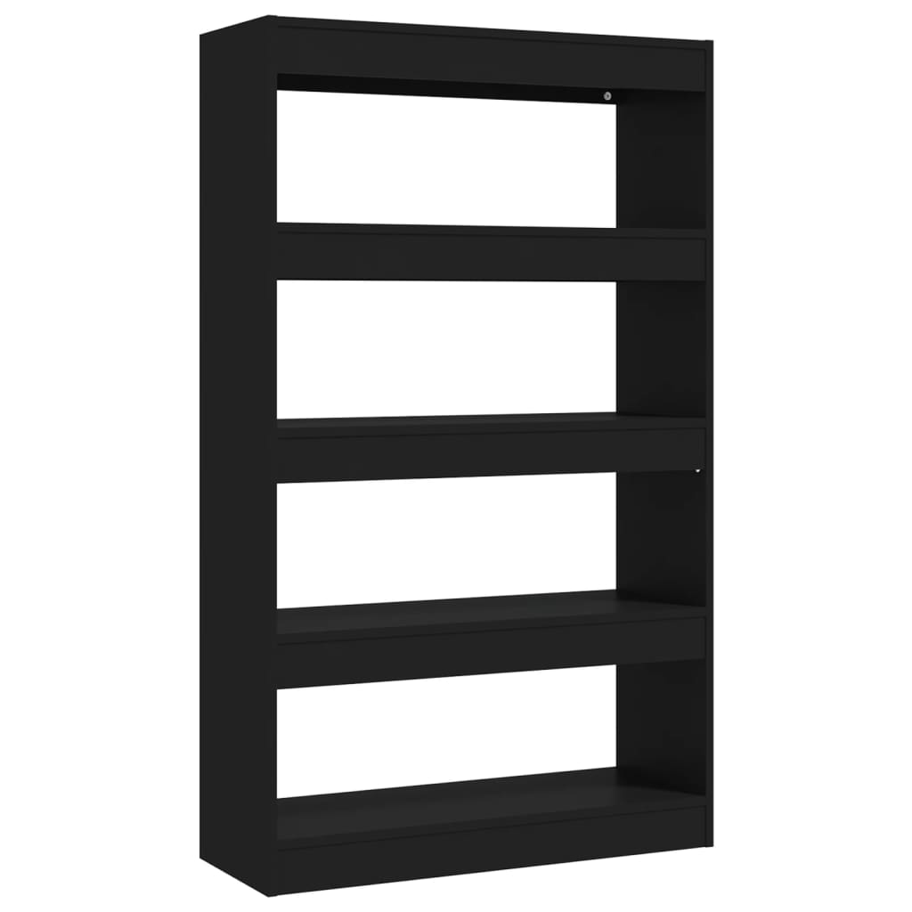 Bibliothèque/Séparateur de pièce Noir Bois d'ingénierie - XIOS