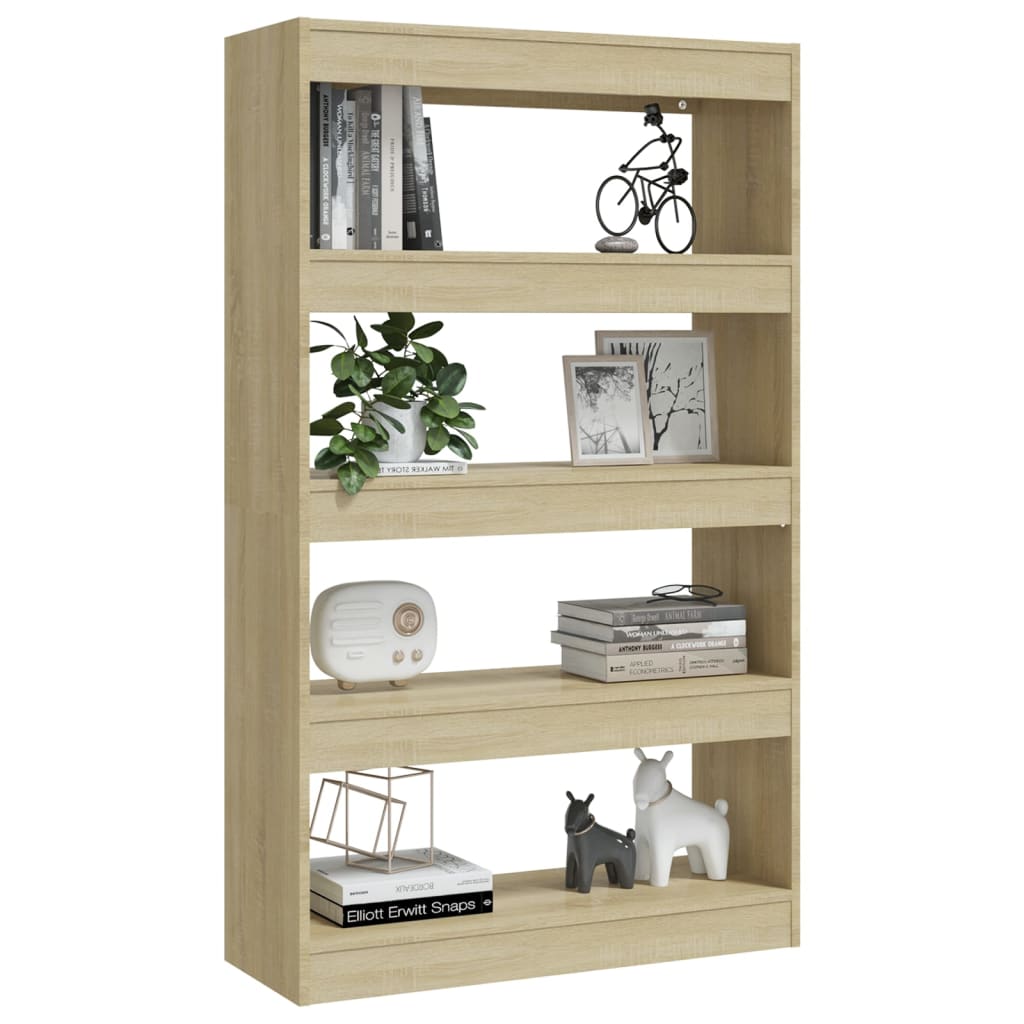 Bibliothèque/Séparateur de pièce Chêne sonoma bois d'ingénierie - XIOS