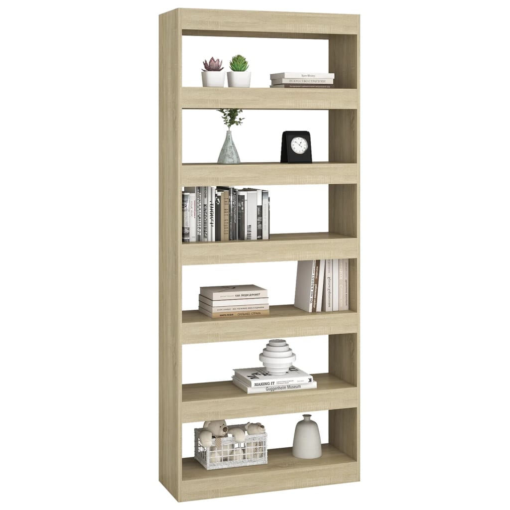 Bibliothèque/Séparateur de pièce Chêne sonoma Bois d'ingénierie - XIOS