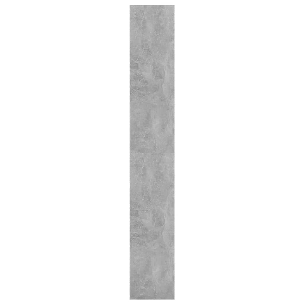 Bibliothèque/Séparateur de pièce Gris béton Bois d'ingénierie - XIOS
