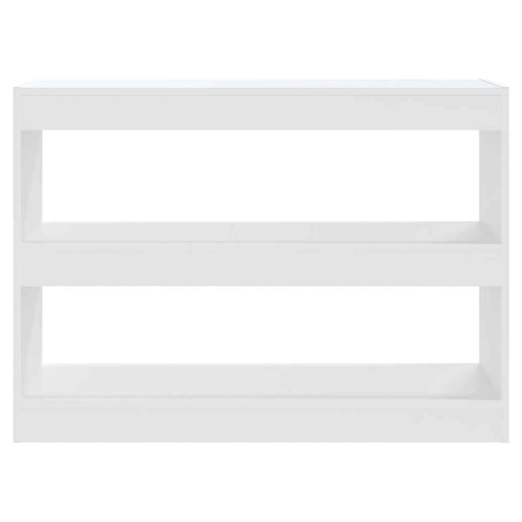 Bibliothèque/Séparateur de pièce Blanc 100x30x72 cm - XIOS