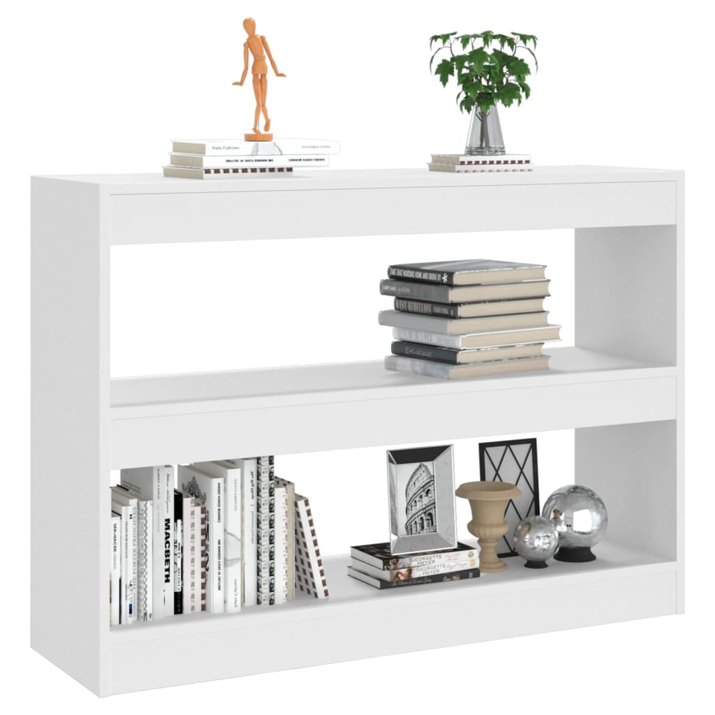 Bibliothèque/Séparateur de pièce Blanc 100x30x72 cm - XIOS
