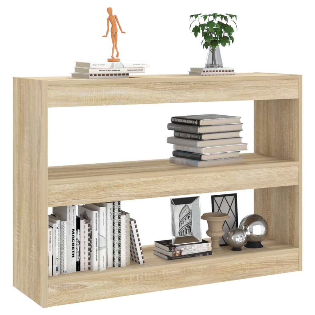 Bibliothèque/Séparateur de pièce chêne sonoma 100x30x72 cm - XIOS