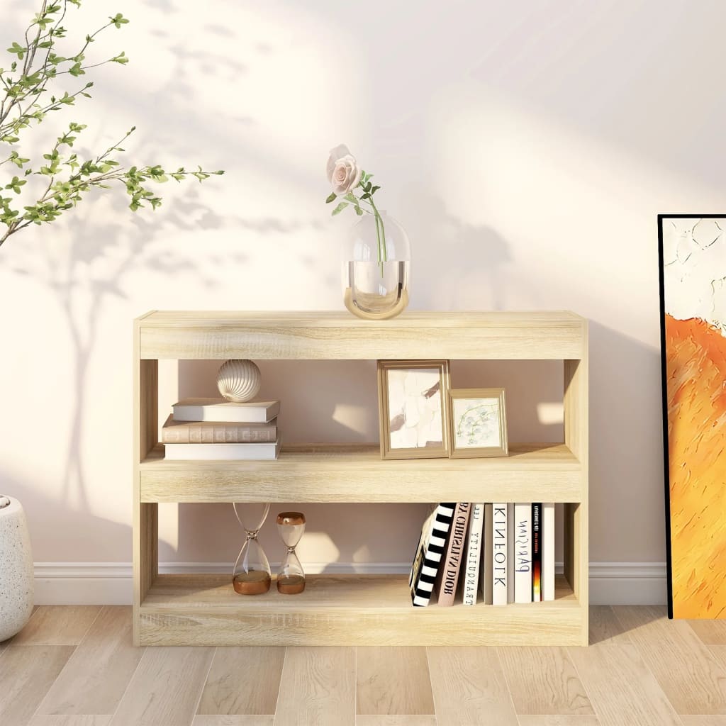 Bibliothèque/Séparateur de pièce chêne sonoma 100x30x72 cm - XIOS