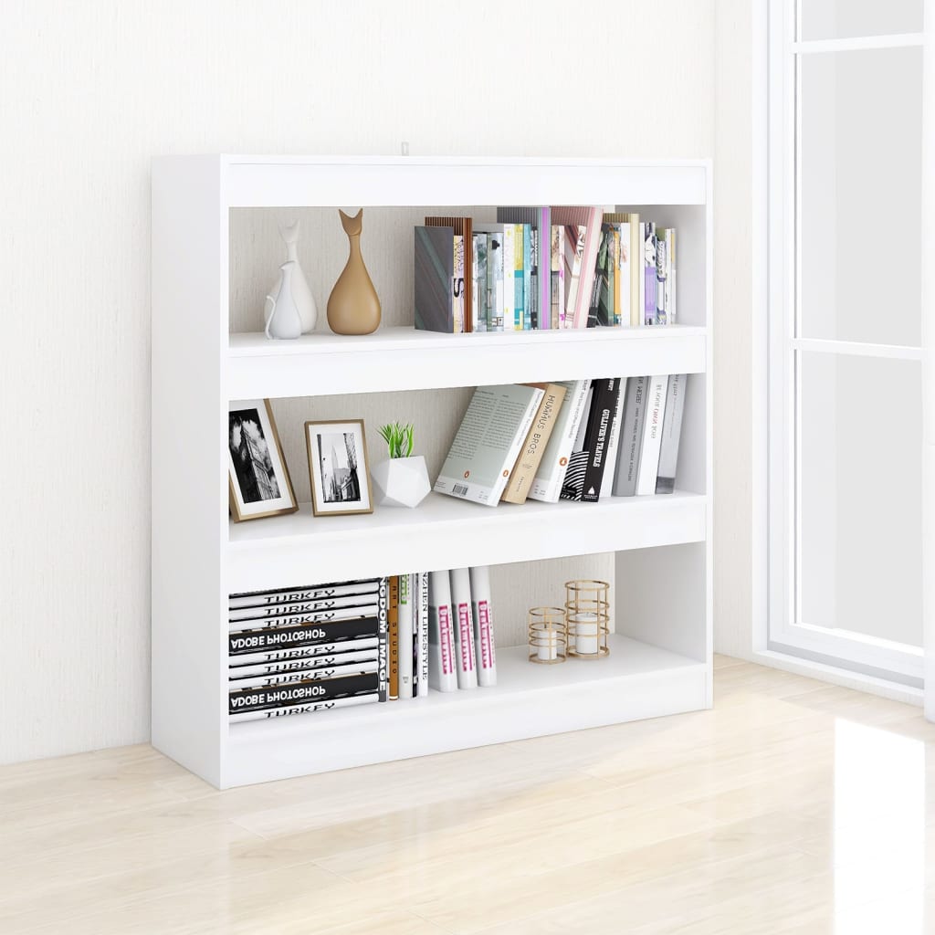 Bibliothèque/Séparateur de pièce Blanc 100x30x103 cm - XIOS