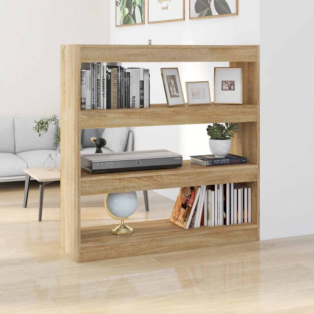 Bibliothèque/Séparateur de pièce chêne sonoma 100x30x103 cm - XIOS