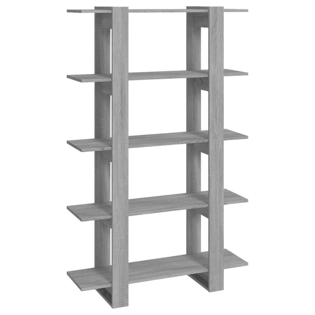 Bibliothèque/Séparateur de pièce Sonoma gris 100x30x160 cm