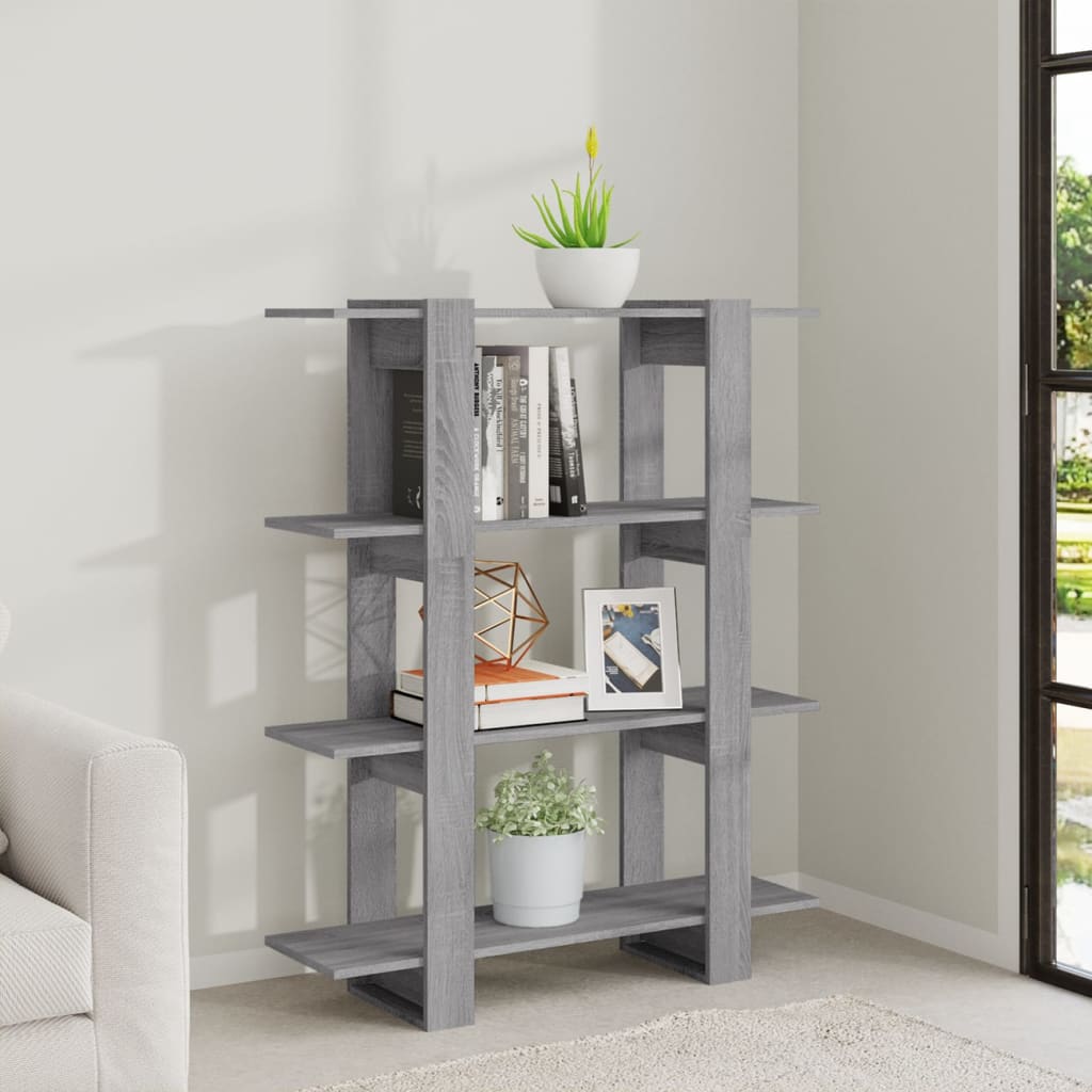 Bibliothèque/Séparateur de pièce Sonoma gris 100x30x123,5 cm - XIOS