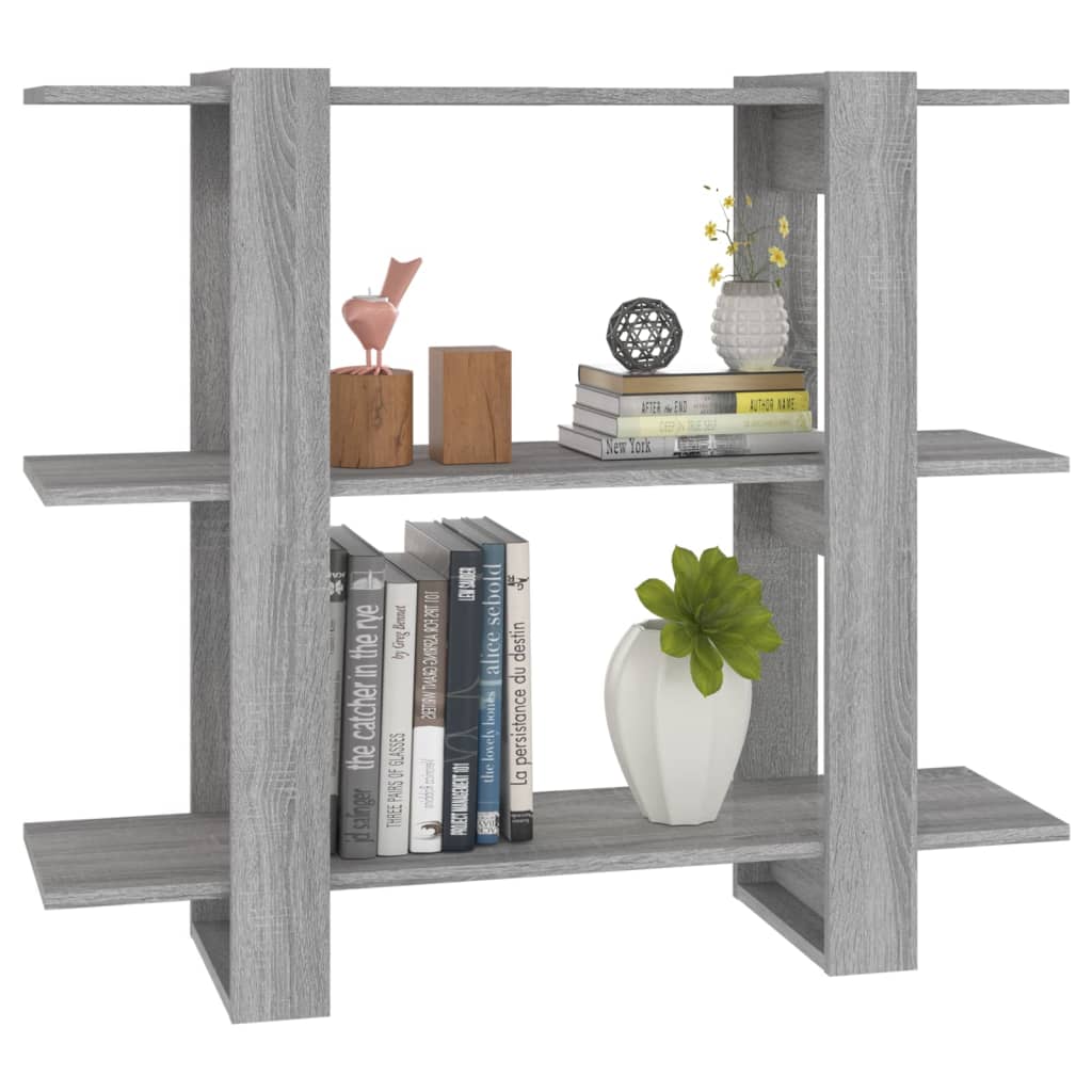 Bibliothèque/Séparateur de pièce Sonoma gris 100x30x87 cm - XIOS