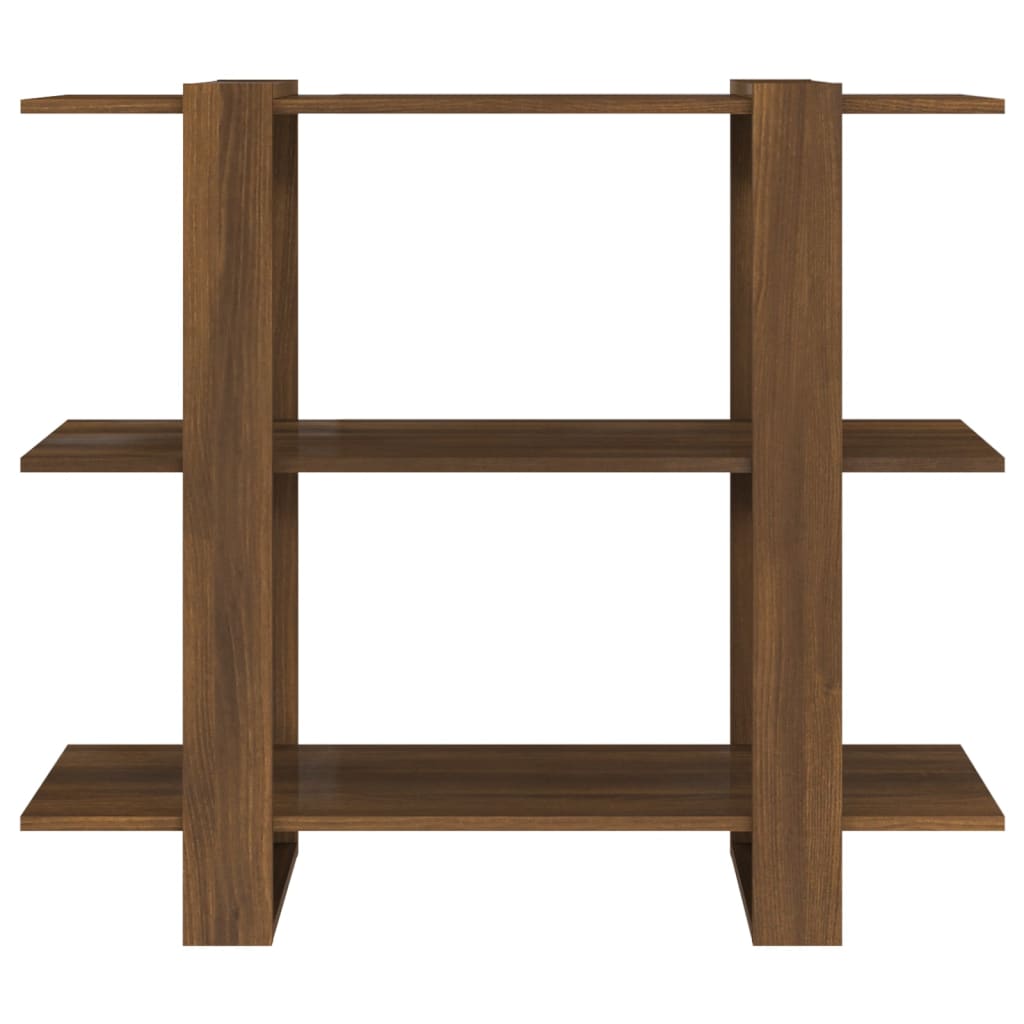 Bibliothèque/Séparateur de pièce Chêne marron 100x30x87 cm - XIOS